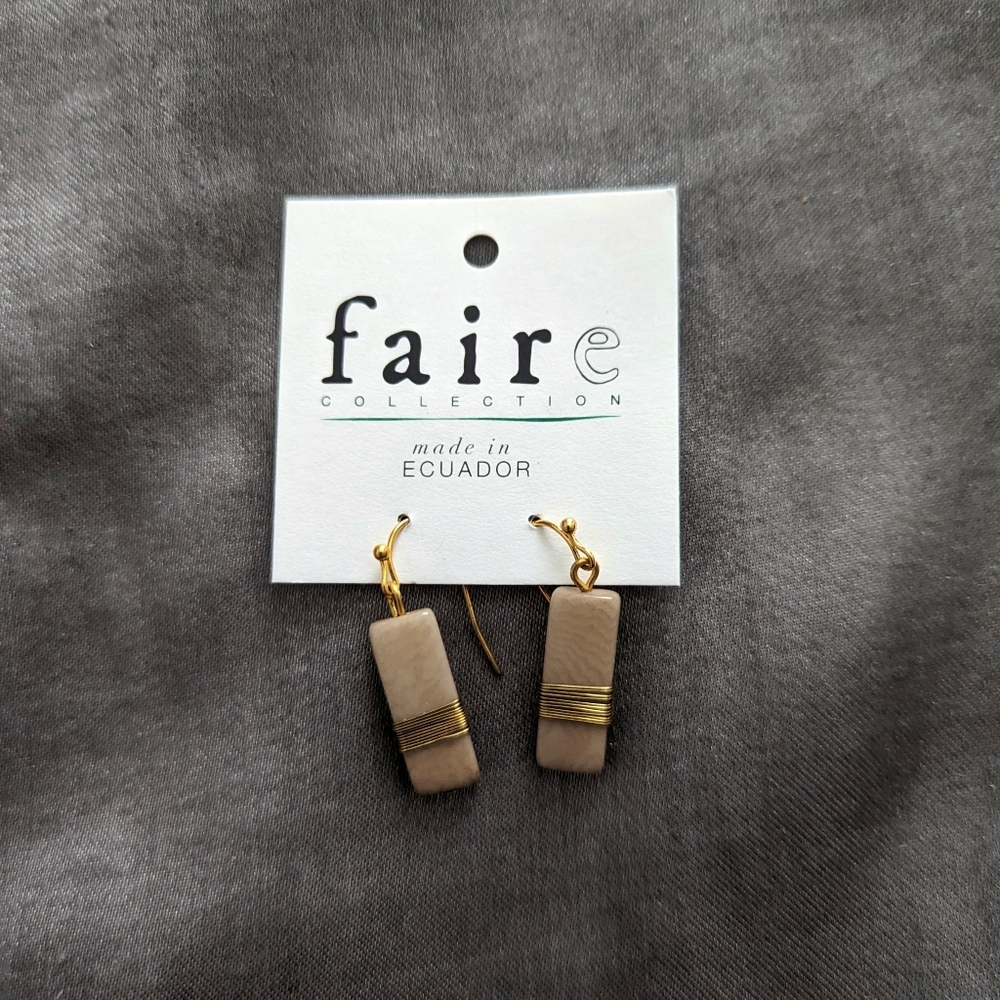Sustainable Tagua Earrings